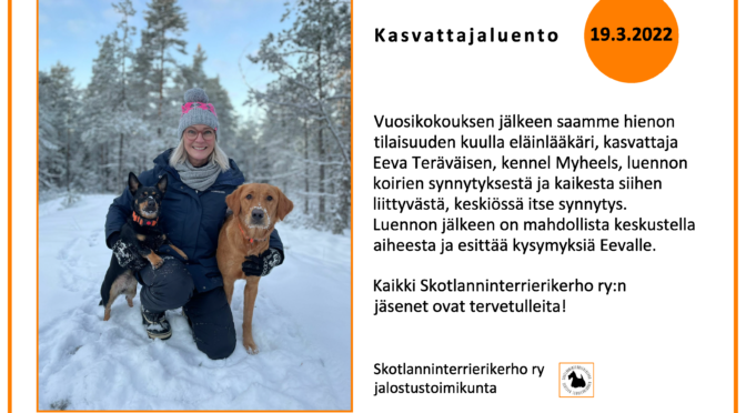 KASVATTAJALUENTO 19.3.2022